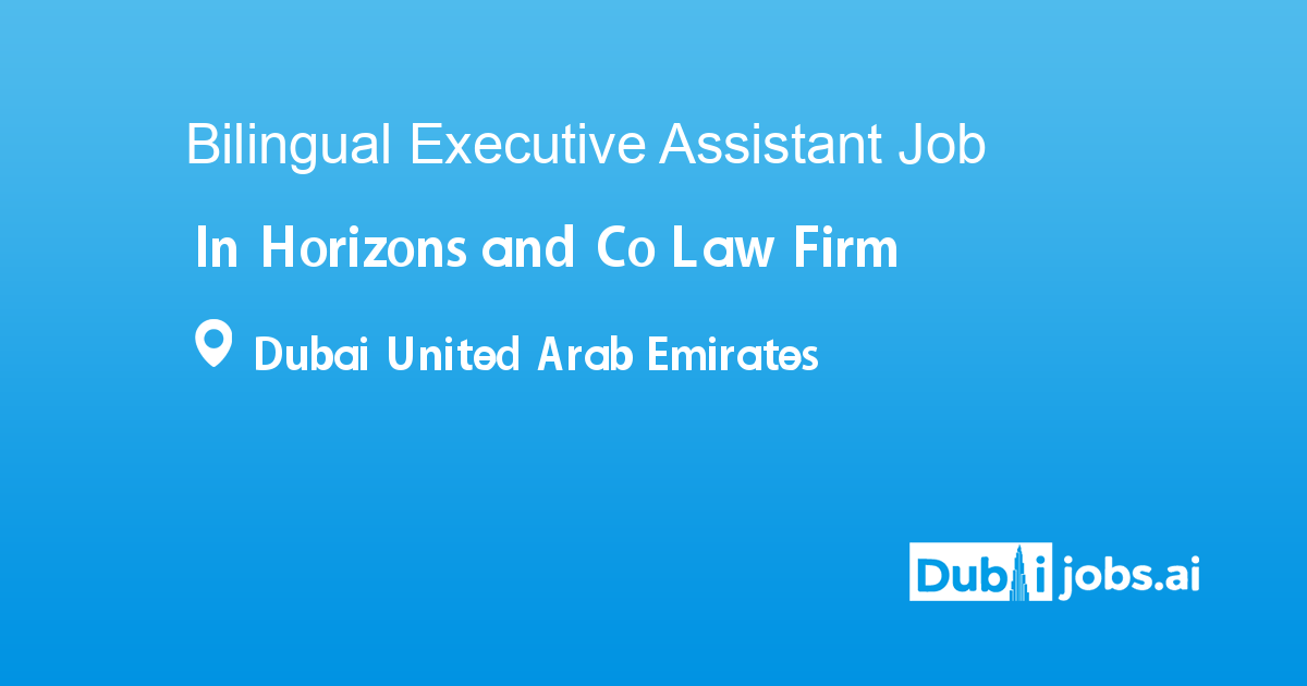 liz caporn - executive assistant at horizon power |... Bilingual Executive Assistant job in Horizons and Co Law Firm in Dubai ...